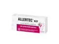 Opakowanie leku Allertec WZF z desloratadyną, 7 tabletek powlekanych, na alergię.