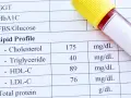 Wynik lipidogramu: cholesterol 175, trójglicerydy 40, HDL-C 89, LDL-C 76 mg/dL. To badanie ocenia poziom tłuszczów we krwi.