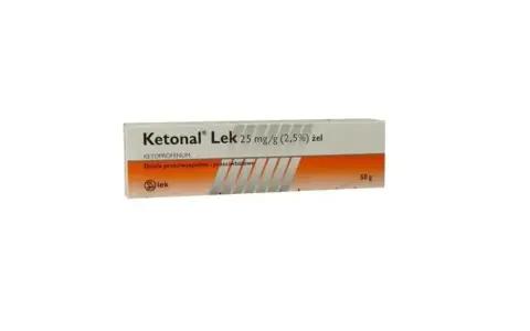 Ketonal Lek żel 25 mg/g, 50g. Działa przeciwzapalnie i przeciwbólowo. Idealny na ból stawów i mięśni, wsparcie w diecie opokan keto.