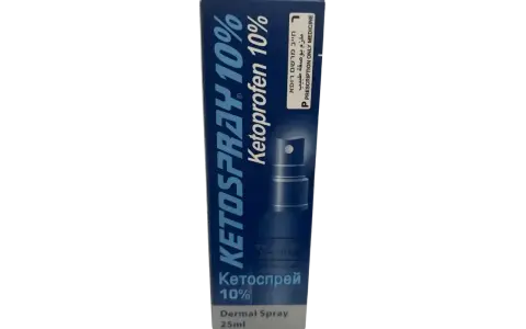 Opakowanie Ketospray Forte 10% z ketoprofenem, spray na skórę 25ml.
