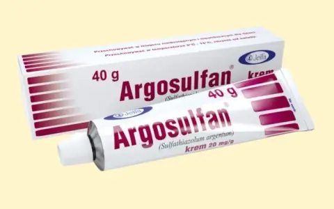 Krem Argosulfan w tubce i kartoniku, 40 g. Skuteczny w leczeniu ran.