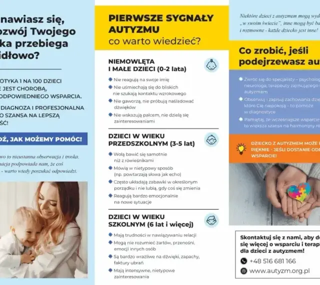 Wczesna diagnoza autyzmu u dzieci, jak w przypadku conners 3, to klucz do lepszej przyszłości. Obraz pokazuje matkę z dzieckiem i symbole związane z autyzmem.
