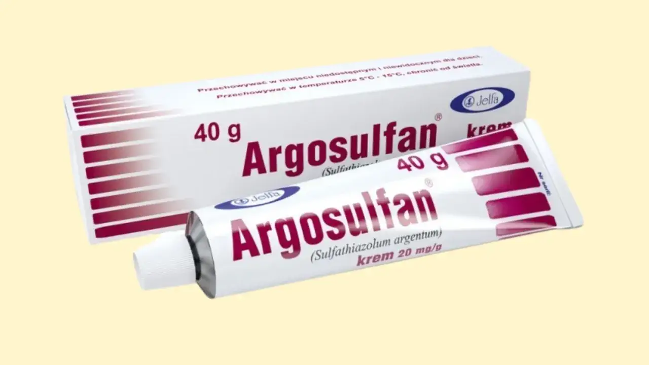 Argosulfan krem w tubce i pudełku, 40 g. Preparat do stosowania na skórę.